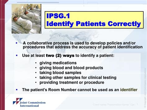 Standard ipsg.2.1 •the hospital develops and implements a process for handover communication. PPT - International Patient Safety Goals (IPSG) PowerPoint ...