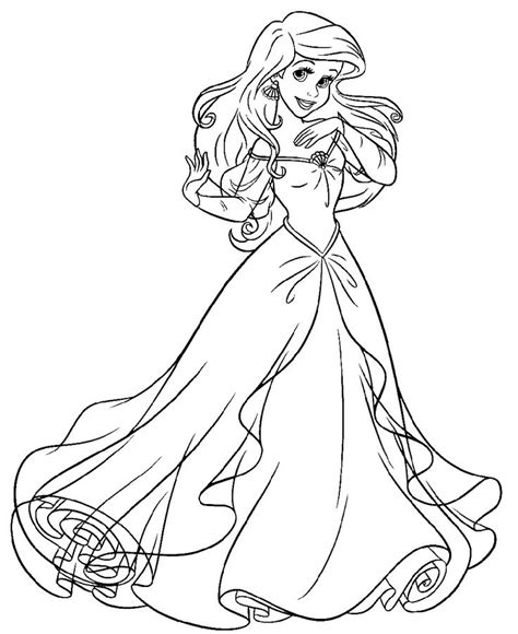 Little Mermaid Coloring Pages K5 Worksheets Ariel Coloring Pages
