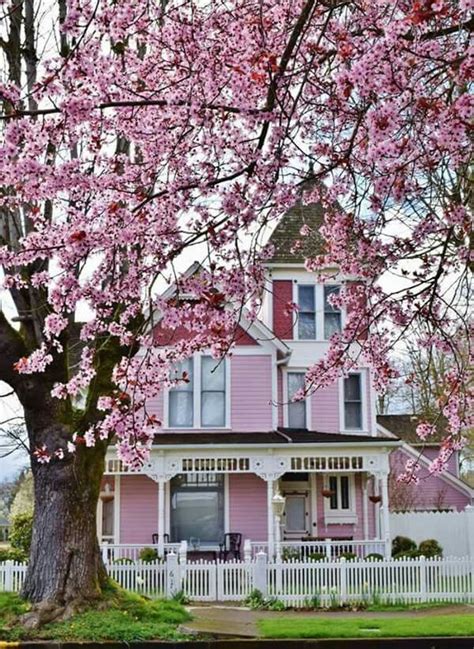 Pin By Christina Wittmer On ~shabby Chic~ Pink Houses Victorian