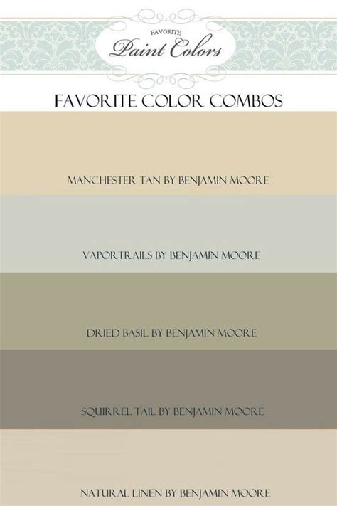 The Paint Colors For Favorite Color Combos