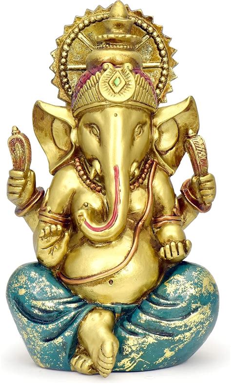 Ganesha Statue Elephant Hindu God Of Success Large 95 Inch Tall Resin