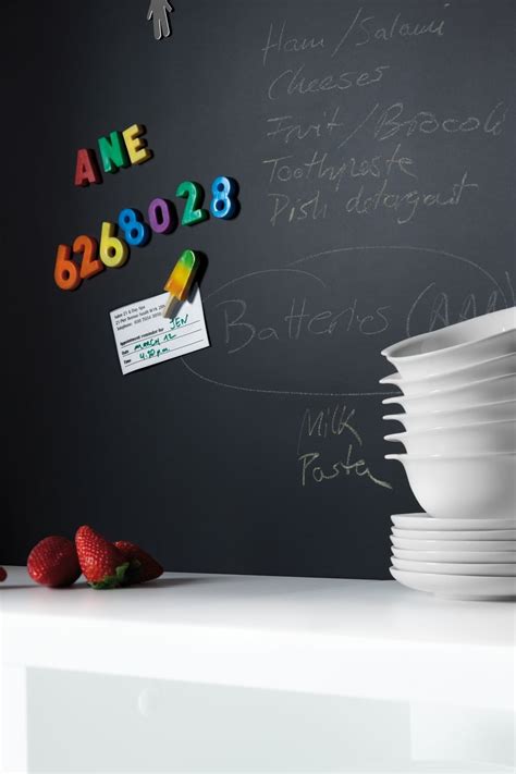 Black Magnetic Chalkboard Matte Sheet Laminate Formica M2253