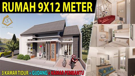 Denah kelima ini memiliki luas tanah yang cukup besar dari denah sebelumnya. Denah Rumah Sederhana 3 Kamar Tidur 1 Mushola