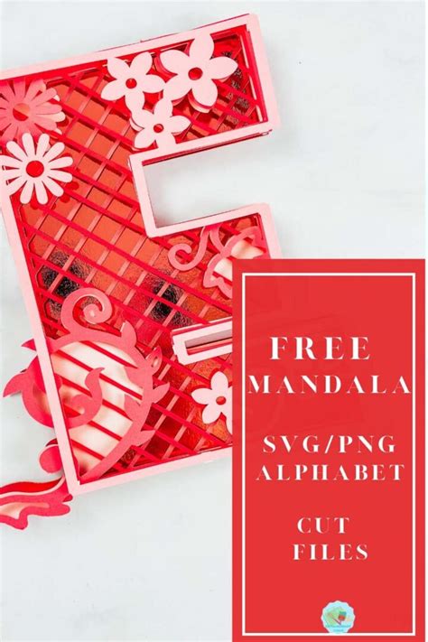 Download Free Floral 3D Mandala Monogram SVG Alphabet ...