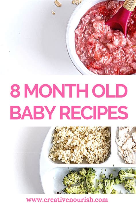 You can incorporate a variety of vegetables into your baby's diet. Healthy, nutritionist created recipes for a 8 month old ...