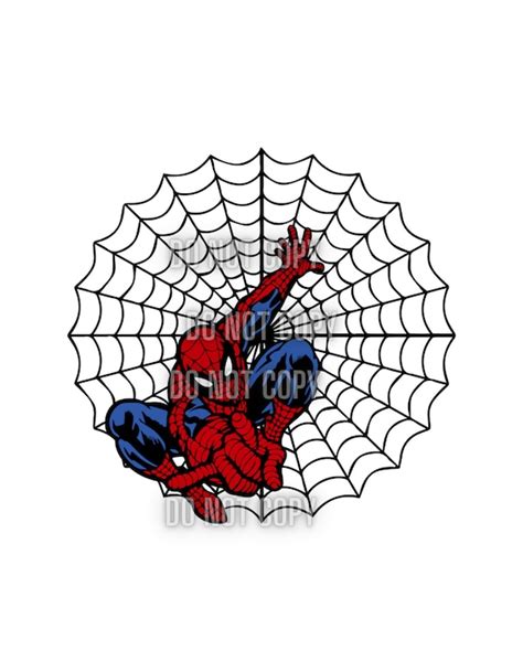 Spiderman web sublimatie png svg te downloaden voor shirts - Etsy België