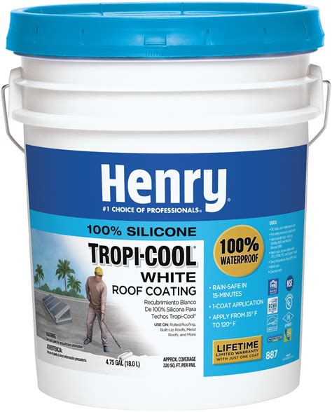 Buy Henry Tropi Cool Roof Coating White 5 Gal