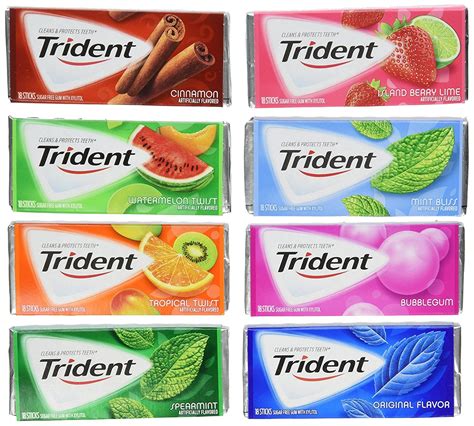 Freebie Deal 3 Trident Gum Packs For Free At Target Gum Flavors Mini