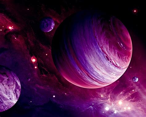 Purple Planets Space