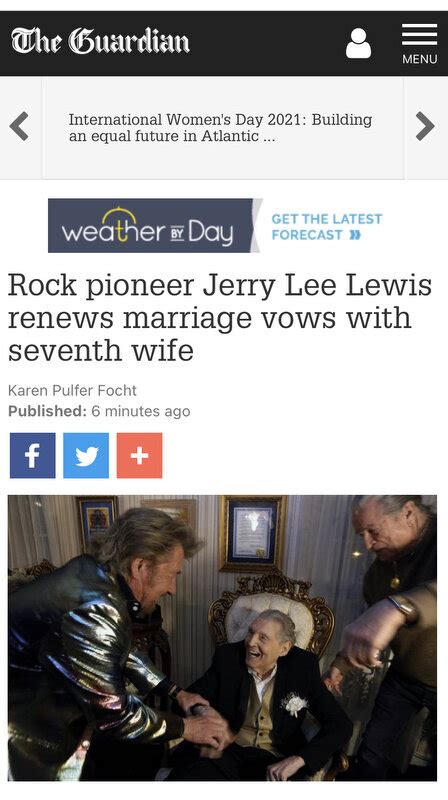 Jerry Lee Lewis Renews Vows — Karen Pulfer Focht Photojournalist