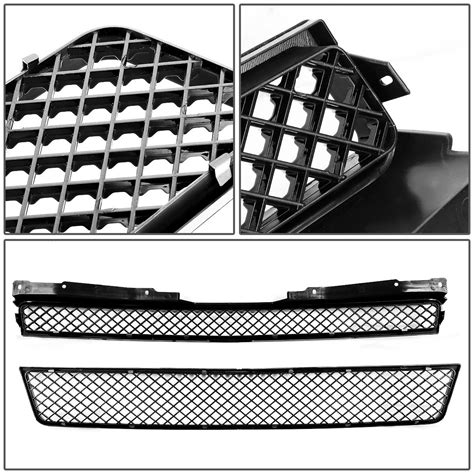07 14 Chevy Tahoesuburbanavalanche Front Upper And Lower Mesh Grill