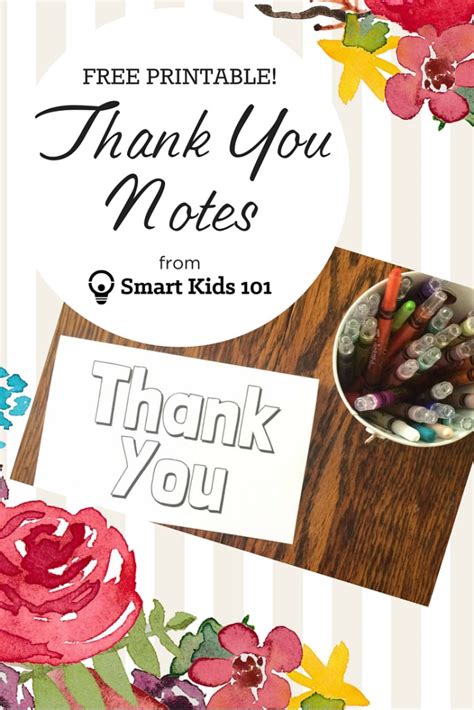 Printable Thank You Notes Free