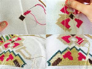 And this cross stitch tutorial will explain how you can make a simple cross stitch, fractional stitches and double embroidery floss is usually sold in skeins with 6 strands that you can easily split. DIY: Embroidery Hoop Wall Art Tutorial | ThreadBEAR