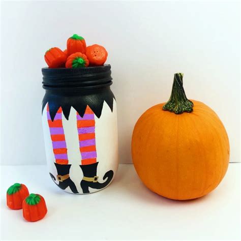 Halloween Mason Jars Craft • Color Made Happy