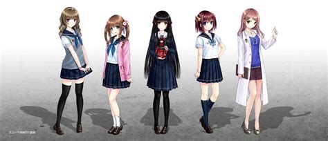 Wallpaper 2317x1000 Px Anime Girls Original Characters School