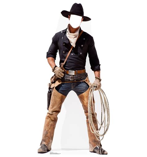 Life Size Cowboy Stand In Cardboard Cutout