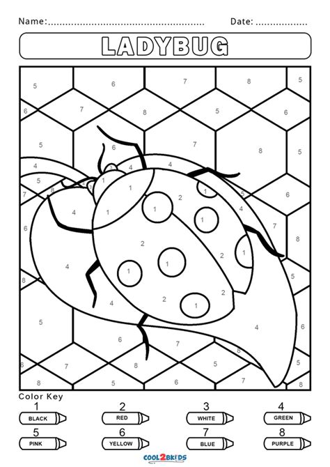 Free Color By Number Worksheets Cool2bkids Coloring Home