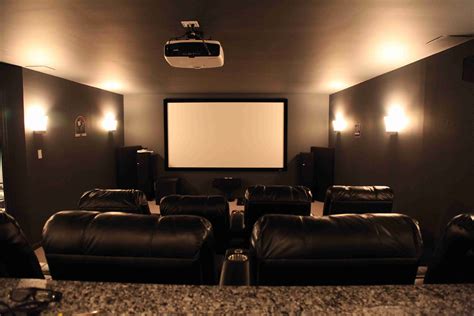 Basement Home Theater Ideas Diy Small Spaces Budget Medium