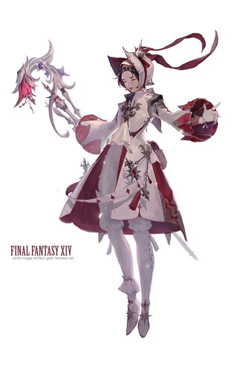 Warrior Of Light And White Mage Final Fantasy And More Drawn By Yeon Bom Danbooru