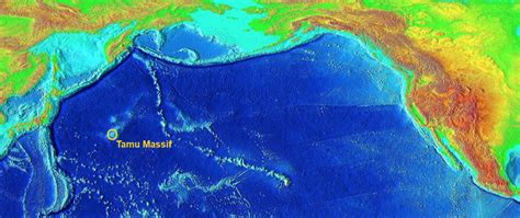 World S Largest Volcano Tamu Massif Mapped For Clues To Earth S Interior