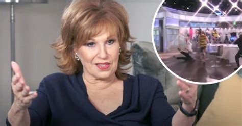 Year Old Joy Behar Falls Face First While Filming The View