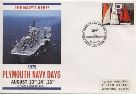 The Navys Here Plymouth Navy Days First Day Cover Bfdc