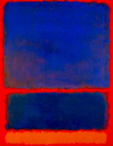 Mark Rothko Blue Orange Red 1961