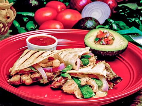Making quesadillas is so fast, they're perfect for weeknight cooking. Spicy steak-and-shrimp quesadillas - www.scliving.coop
