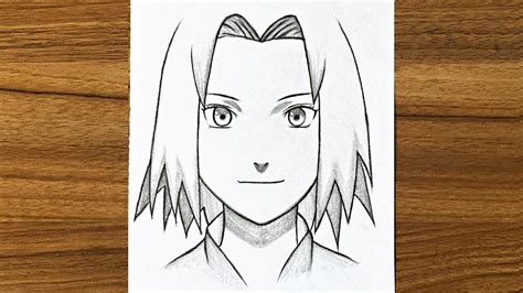 How To Draw Sakura Haruno Step By Step Easy Drawings For Beginners