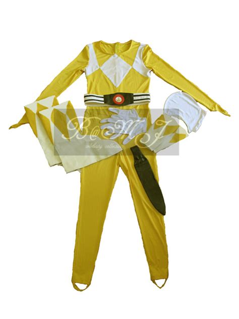 Power Rangers Yellow Ranger Jumpsuit Set Yellowrangerjumpsuit