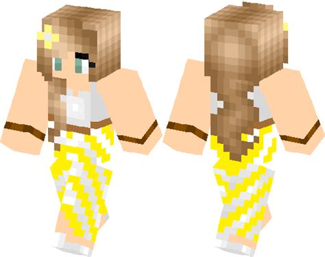 Yellow Dress Minecraft Skin Minecraft Hub