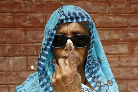 In Photos Why Voters In India Have To Give Officials The Finger As The Election Begins The