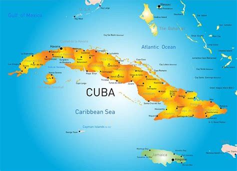 Map Of Cuba Country Map Of Cuba Cuba Country Cuba Travel