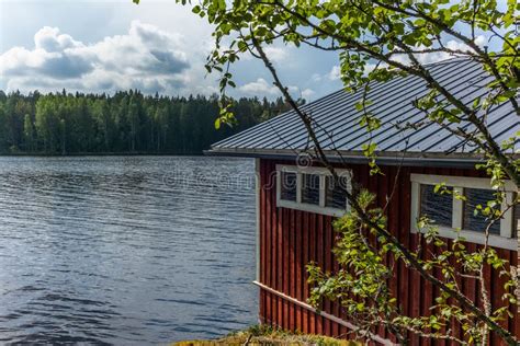 El Lago Saimaa En El Parque Nacional De Kolovesi En T Visto Finlandia