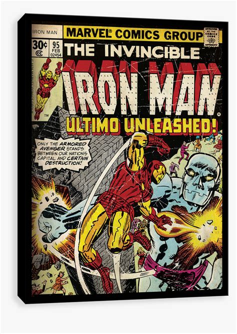 Ultimo Unleashed Jack Kirby Iron Man Comic Hd Png Download Kindpng