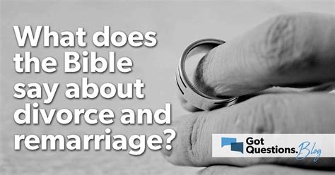 what does the bible say about divorce and remarriage