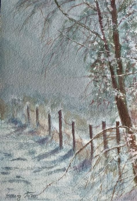 Winter Scene Ivica Stojanovic Konig Paintings And Prints Landscapes