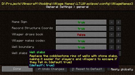 Village Names Minecraft Mods Curseforge