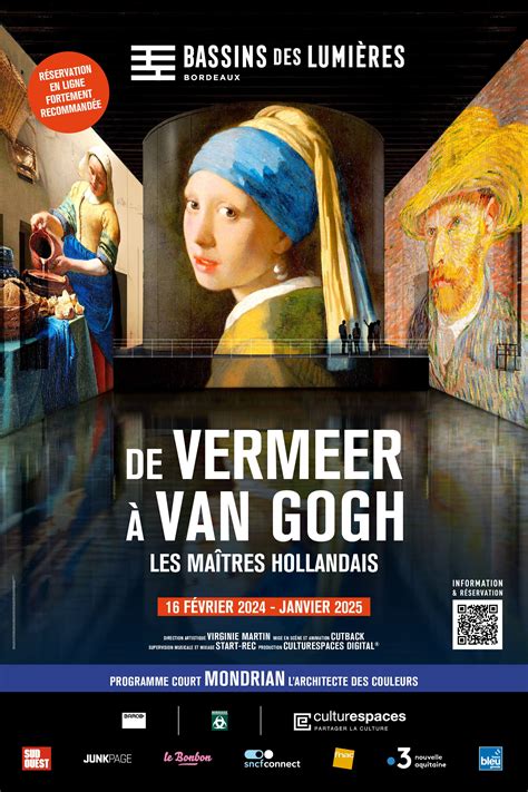 Exposition de Vermeer à Van Gogh aux Bassins des Lumières Bordeaux