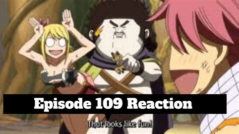 Fairy Tail Blind Reaction Episode 109 English Dubbed Recap YouTube