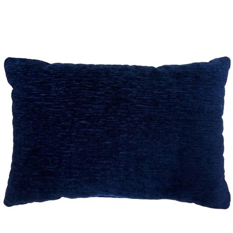 Don't worry about it sliding out of your chair, either — the two adjustable straps keep it in place on most work chairs. Solid Lumbar Chenille Throw Pillow Navy - Threshold ...