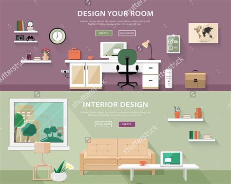 31 Inspiring Interior Design Illustrations Ai Free And Premium Templates