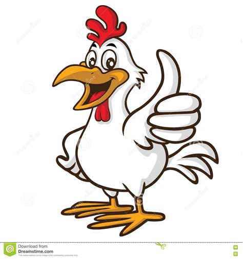 Rooster Cartoon Mascot Vector Stock Vector Illustration Of Image Nice 75784184