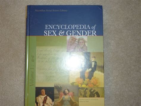 9780028659619 Encyclopedia Of Sex And Gender Unnamed 0028659619