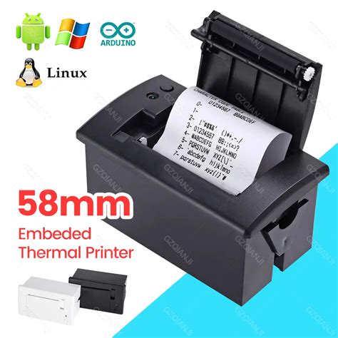 58mm Mini Panel Embedded Thermal Printer With Interface RS232 TTL Used