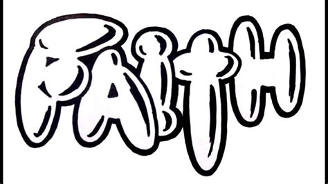 Graffiti designs graffiti art wie zeichnet man graffiti graffiti drawing cool art drawings cool artwork art sketches graffiti tattoo arte do hip hop. How To Draw Graffiti Bubble Letters - The Word Faith - YouTube