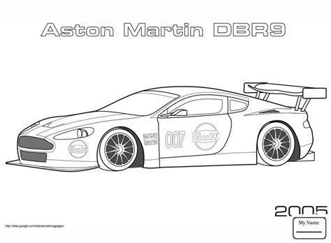 The firm released three coloring sheets for kids big and small to do at home, depicting the aston martin vanquish 25 in various scenarios, according to auto express.a fourth, gt3 sketch is also in. 2005 aston Martin Dbr9 Coloring Pages Printable | Aston ...