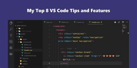 My Top Visual Studio Code Tips And Features Coding Web Development Designinte Com