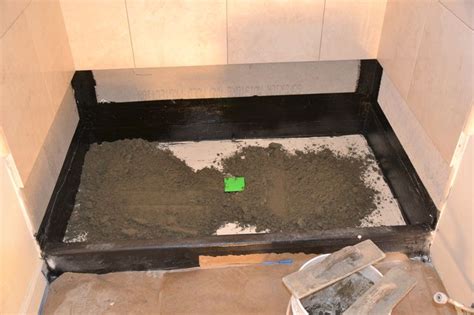 Floating Mortar Bed Shower Floor Marcus Marty Home Improvements