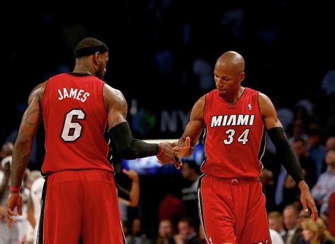 Ray Allen And Lebron James Photograph By Elsa Fine Art America